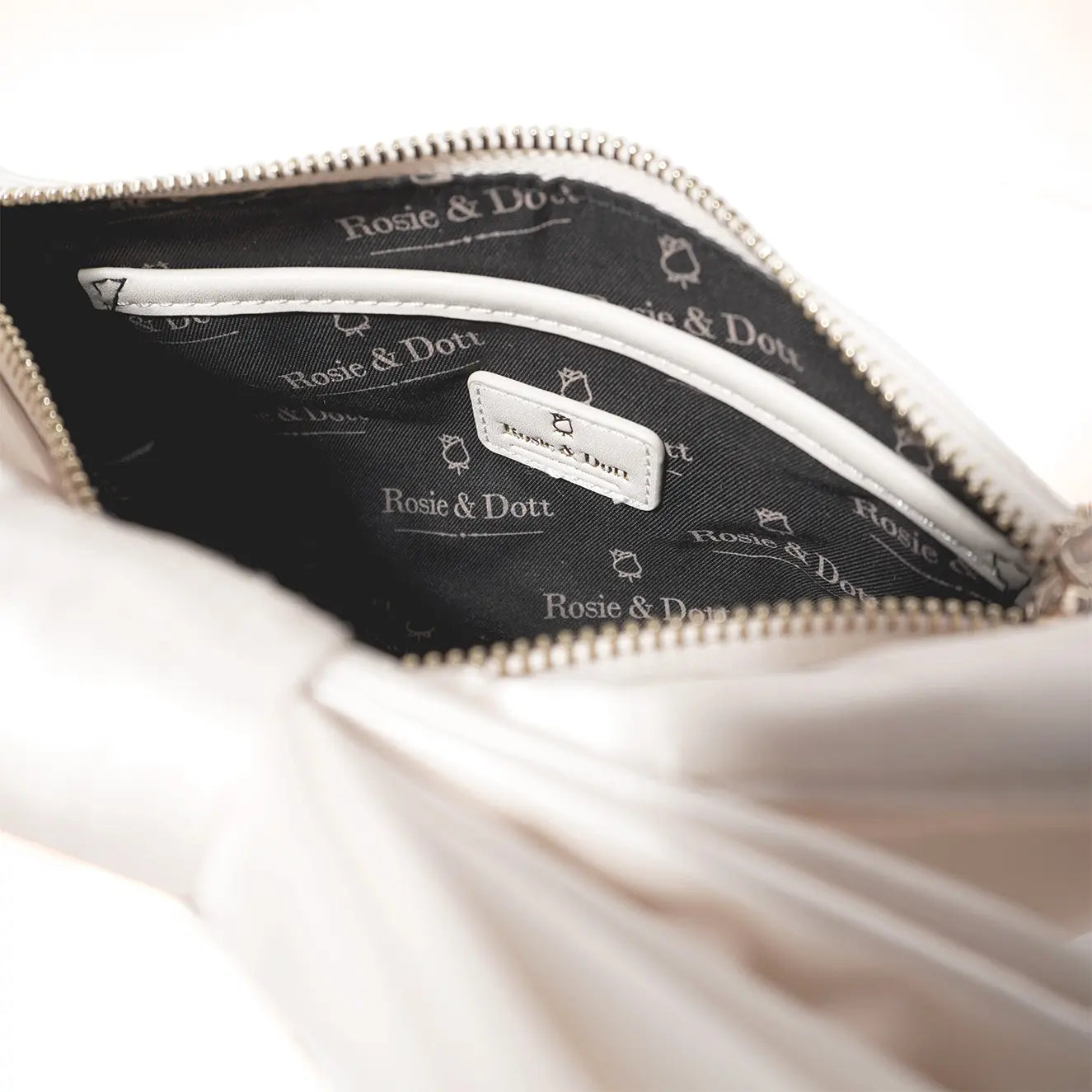 Satin Bow Bag (Ivory)