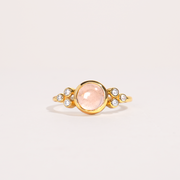 Rose Quartz Ring (Gold)