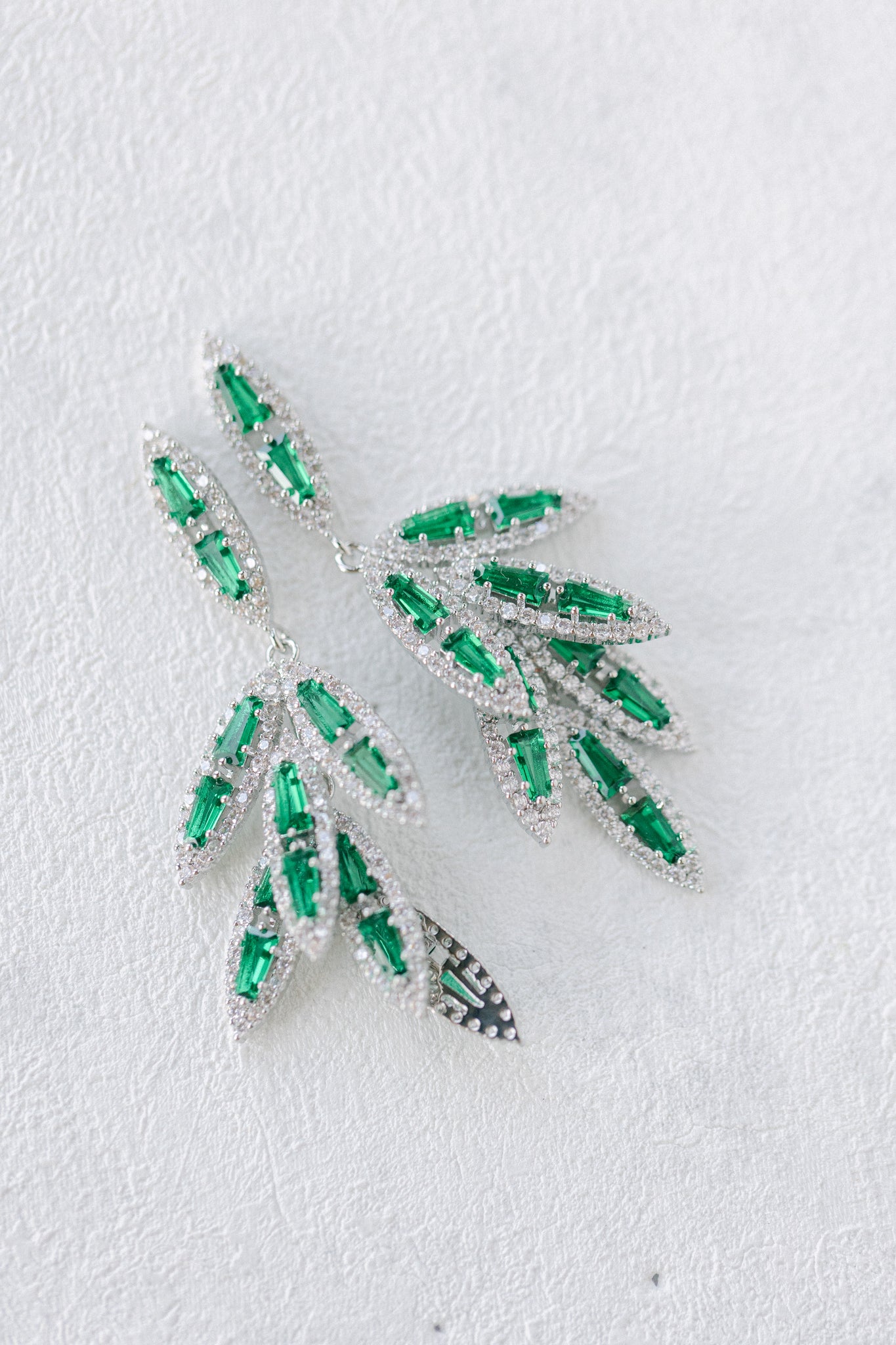 Willow Earrings - Emerald