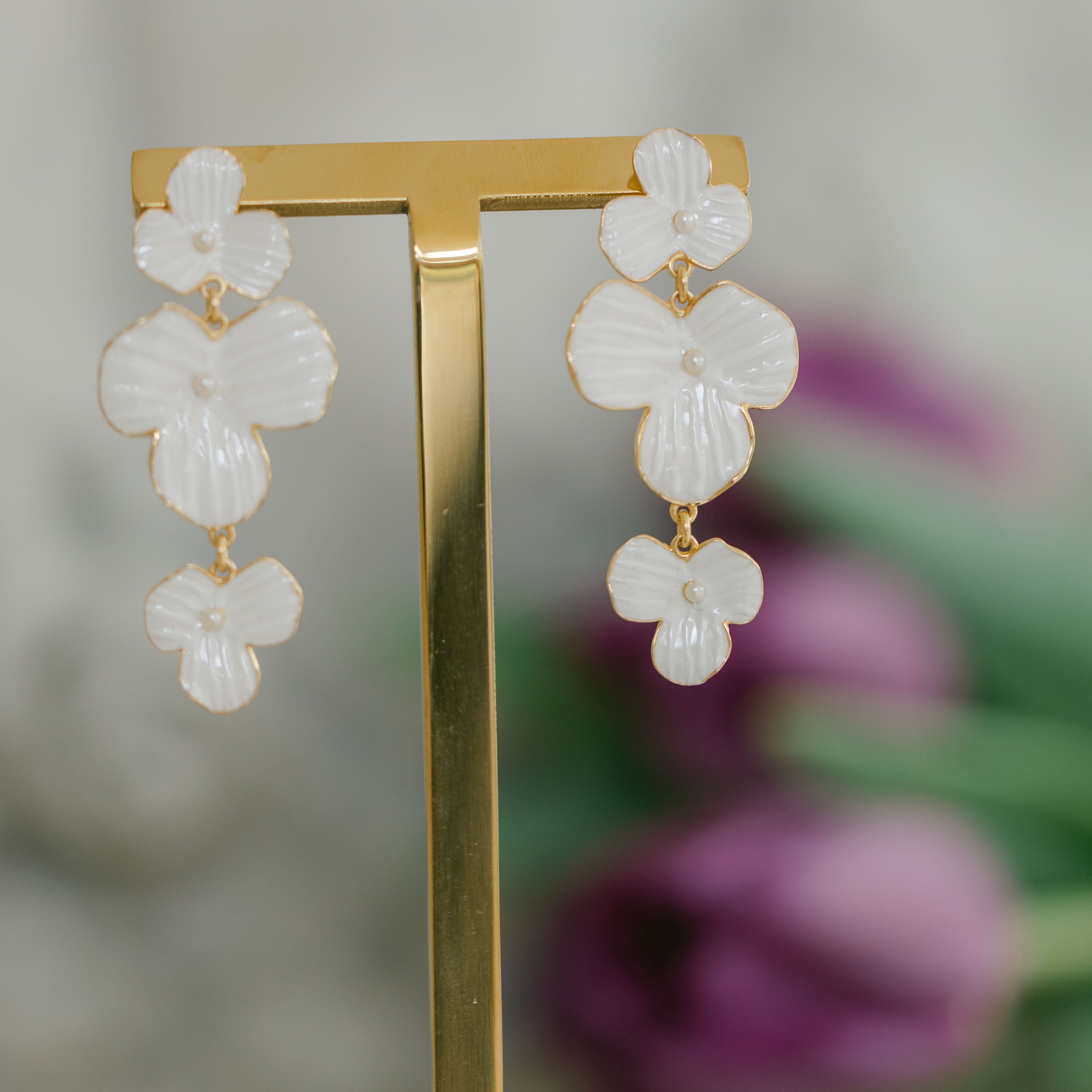 Bláithín Trio Earrings (Gold)