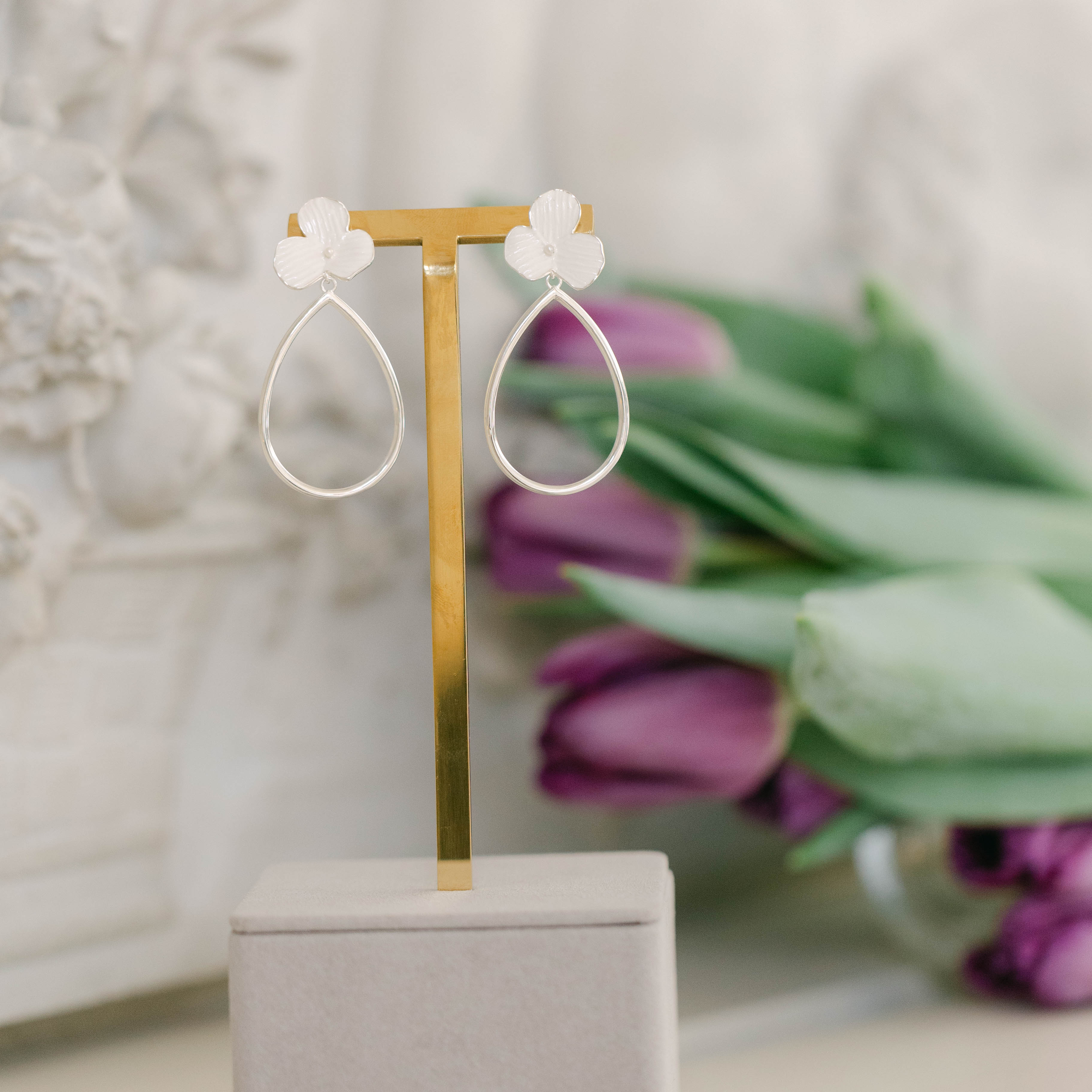 Bláithín Loop Earrings (Silver)