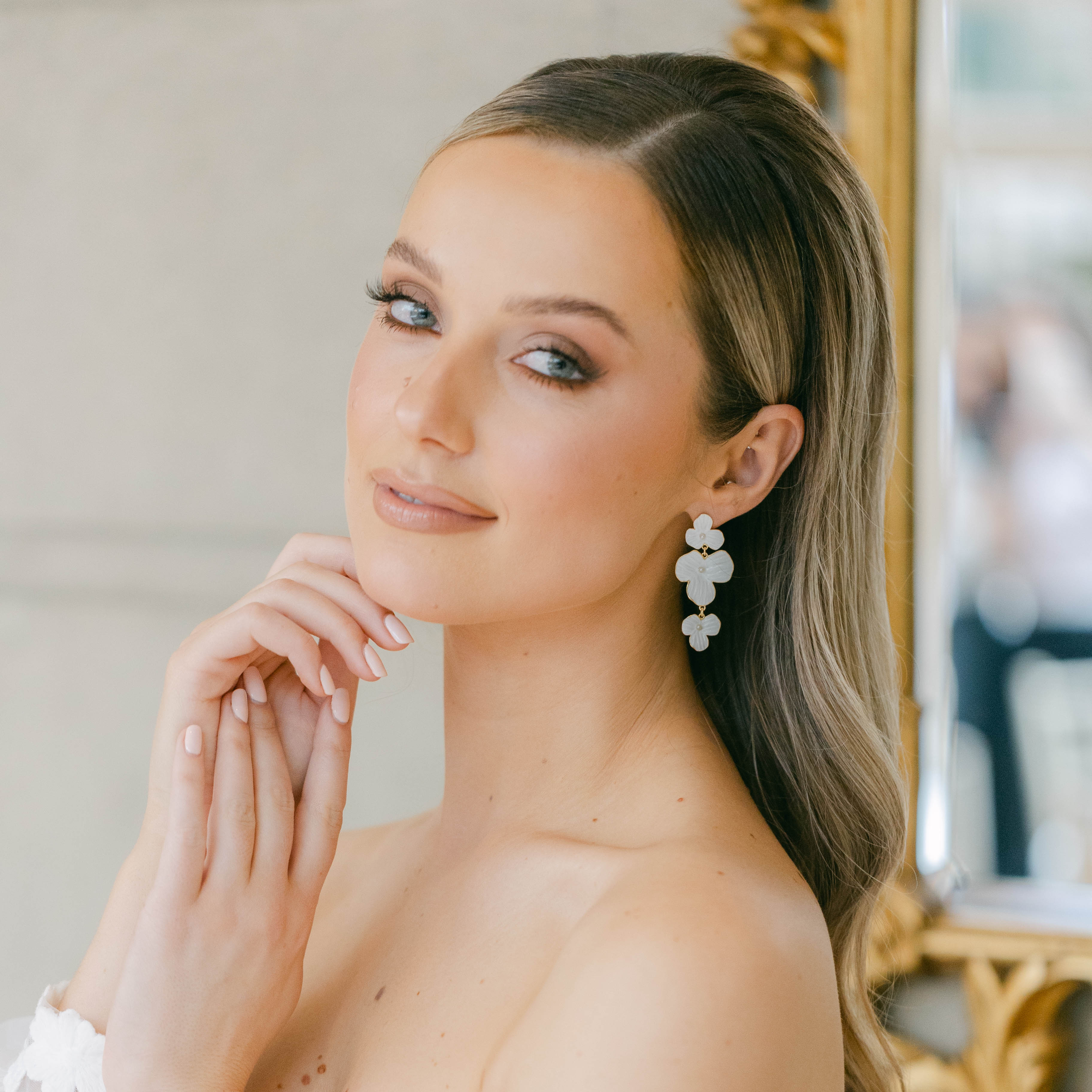 Bláithín Trio Earrings (Gold)