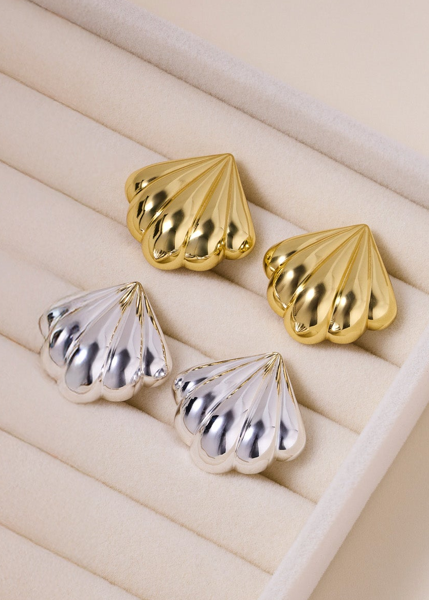 Shell Earrings (Silver)