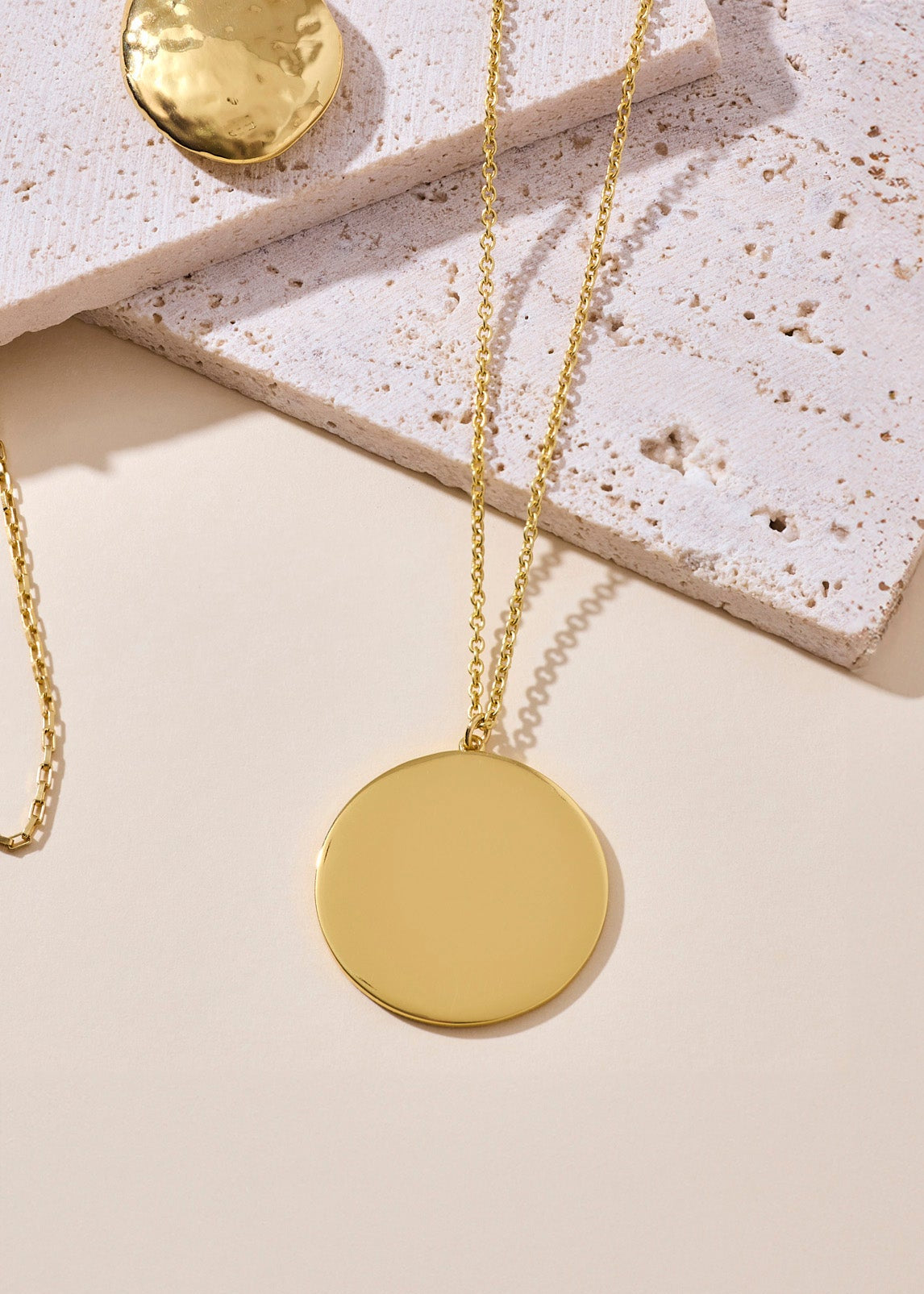 Personalised Gold Coin Necklace