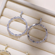 Infinity Hoops (Silver)