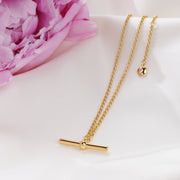 T-Bar Necklace (Gold)