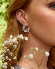 Silver Moon Earrings