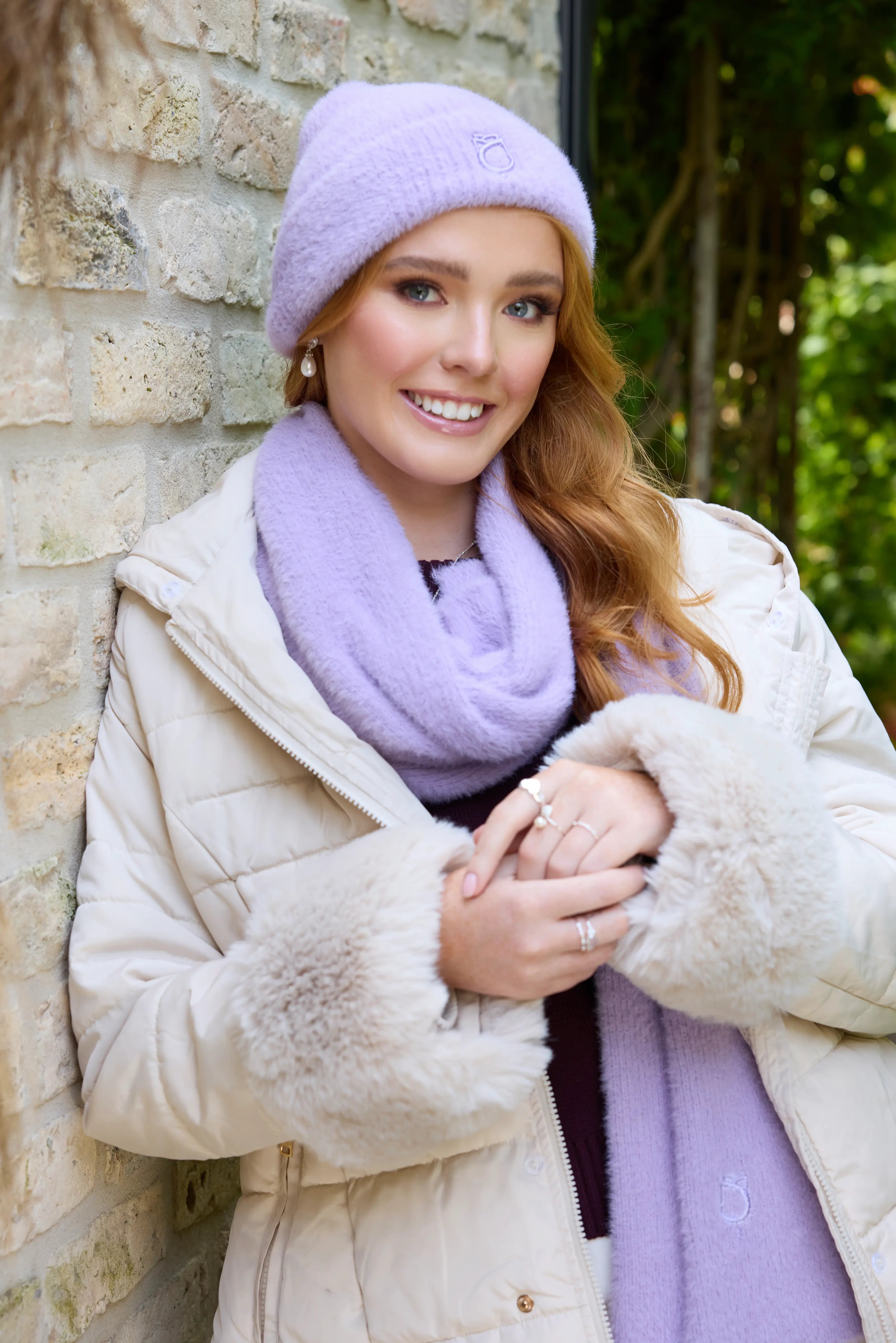 Soft Touch Lavender Beanie