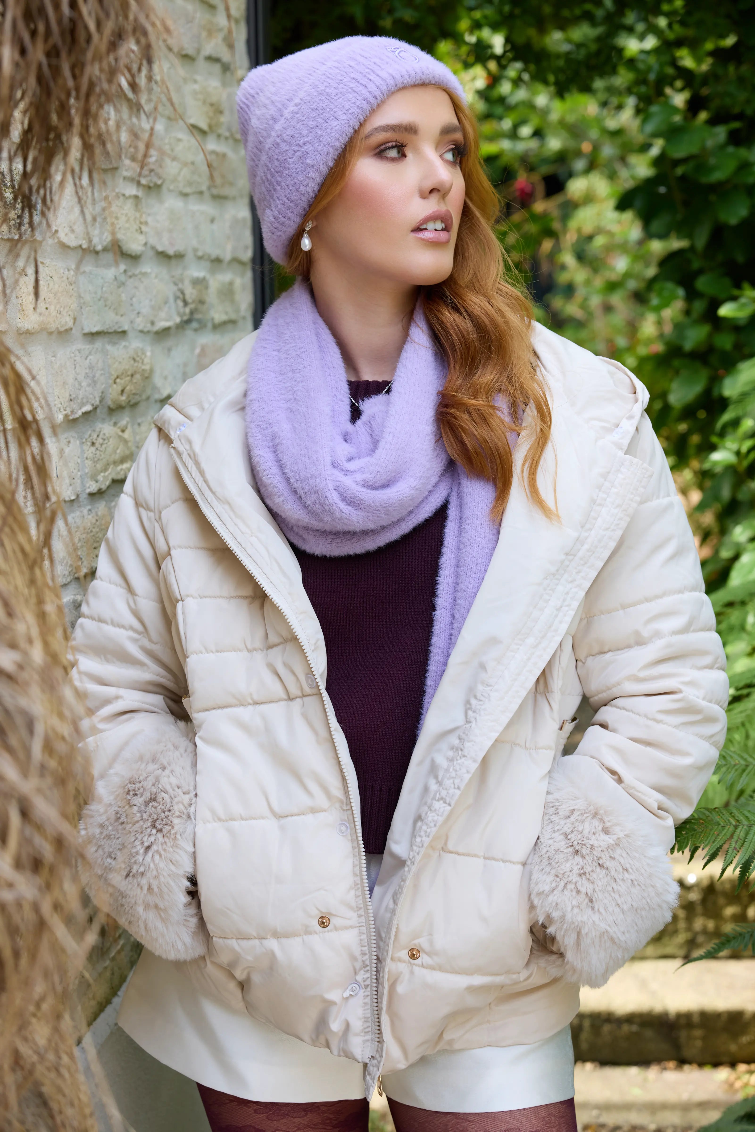 Soft Touch Lavender Beanie