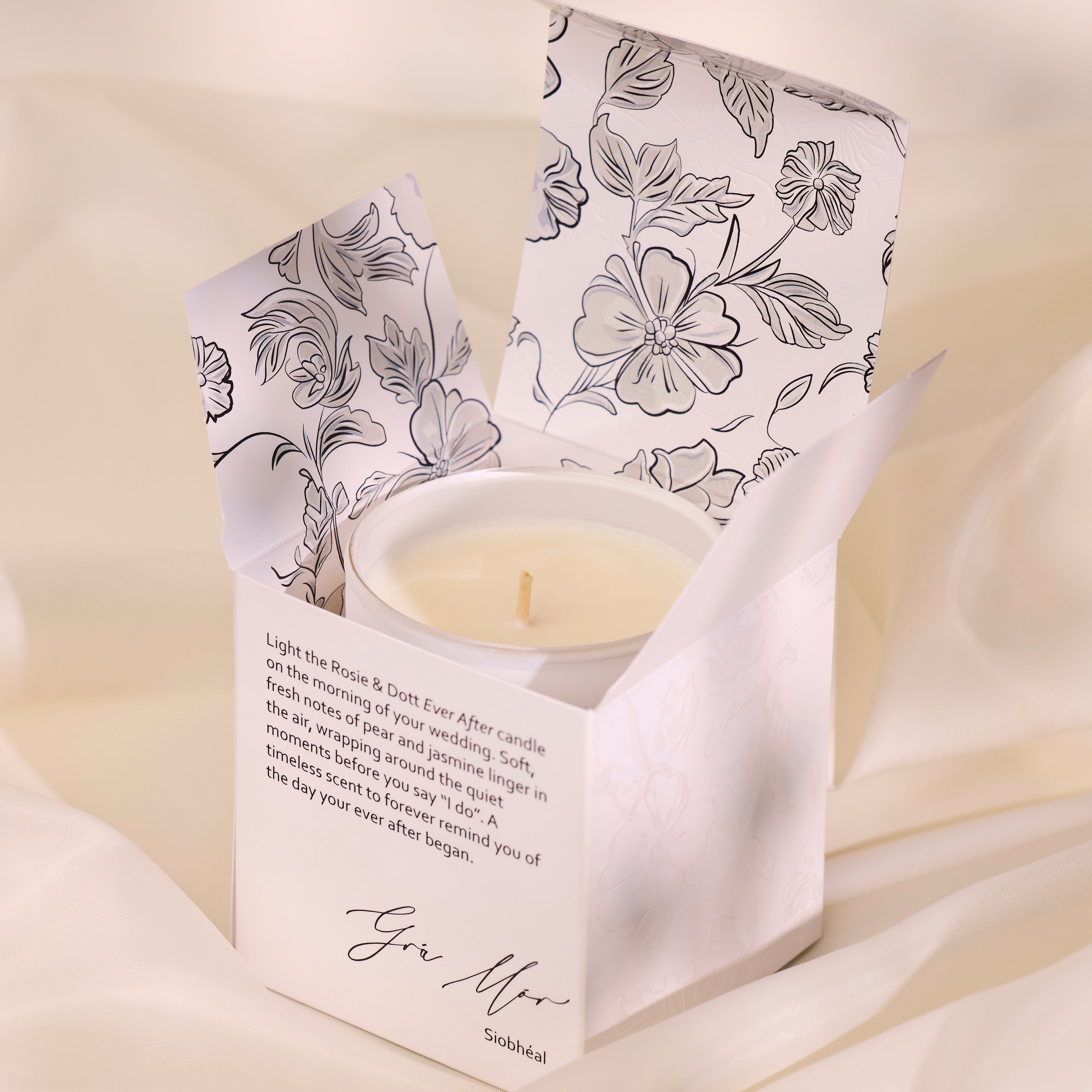 Ever After Wedding Candle