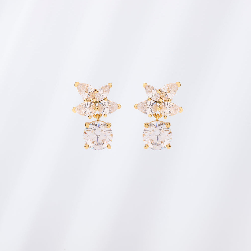 Céleste Earrings - Gold