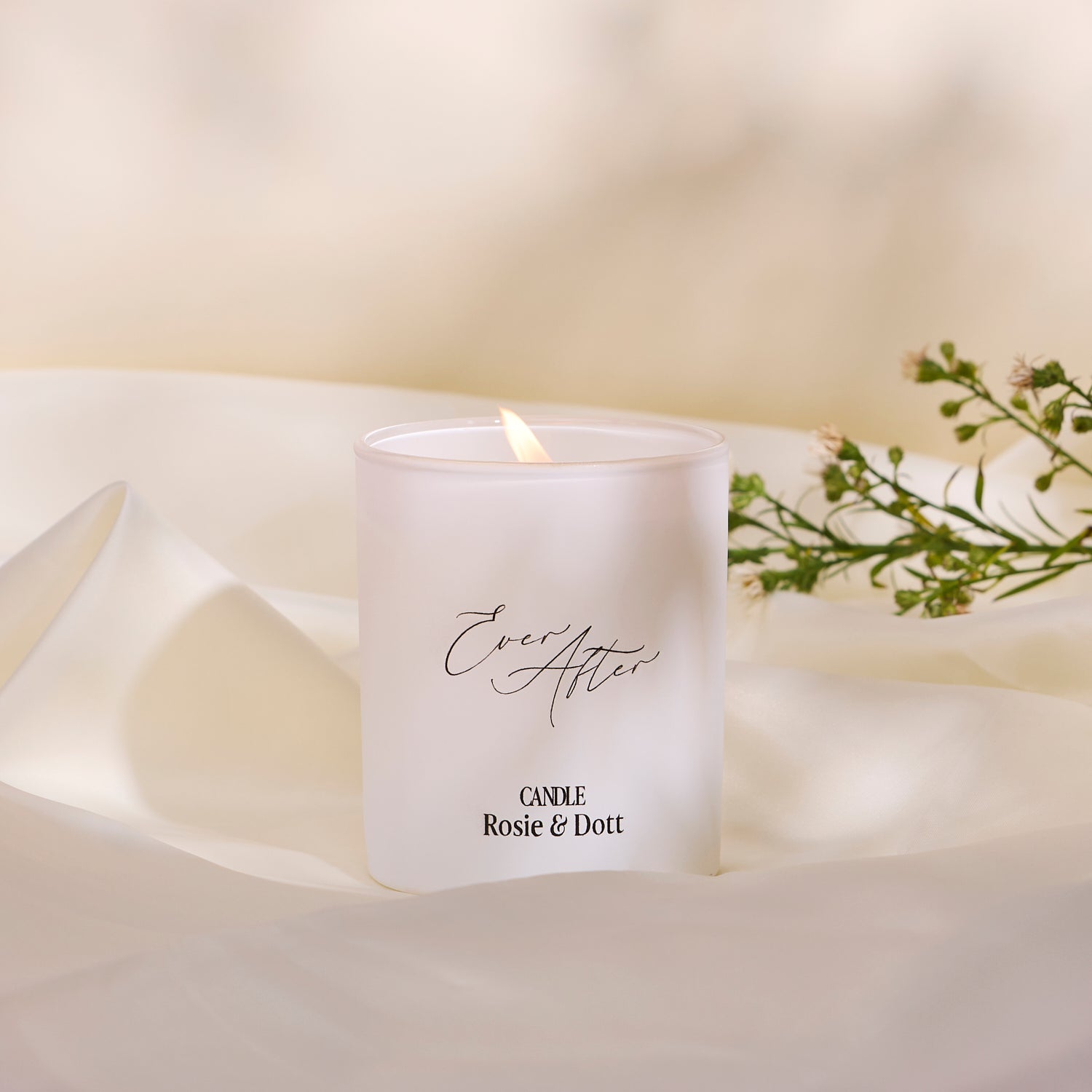 Ever After Wedding Candle