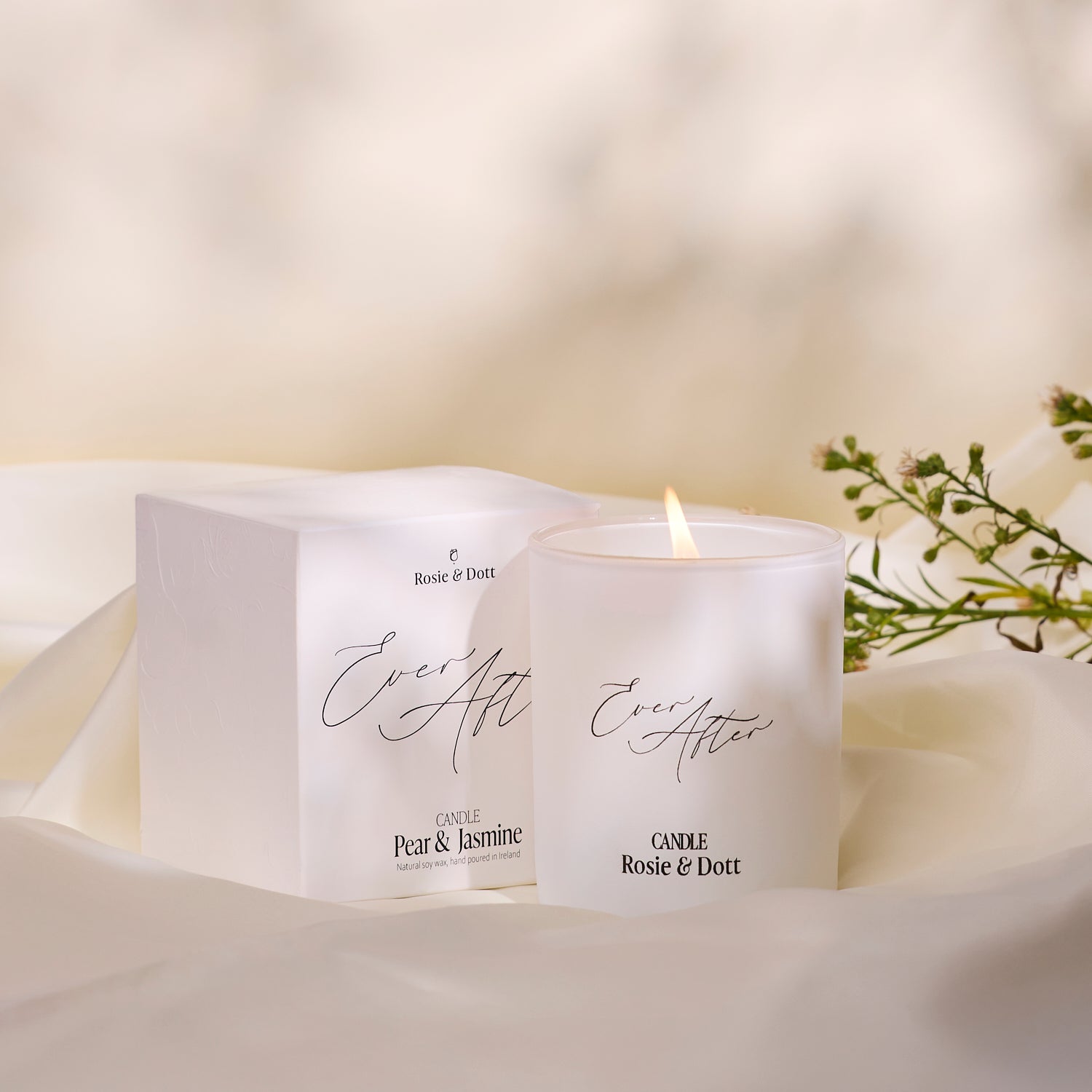 Ever After Wedding Candle