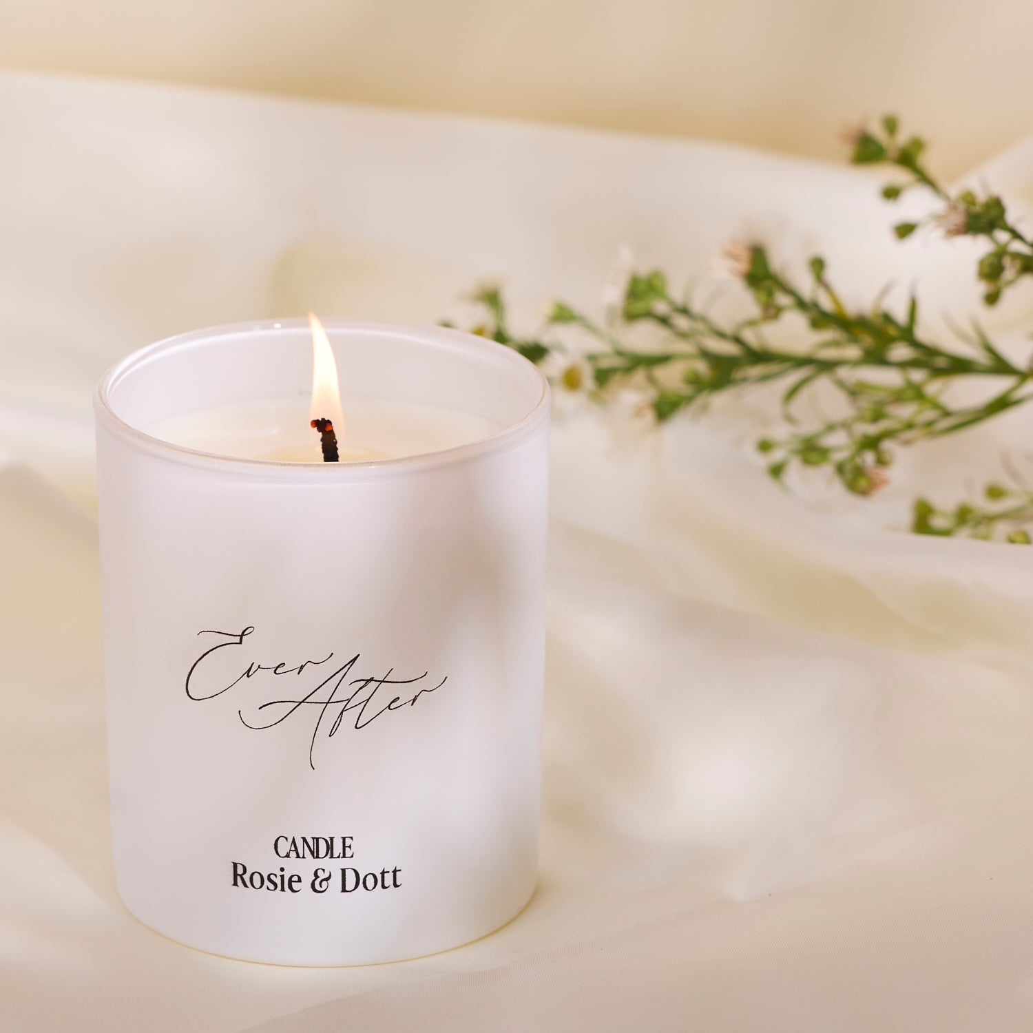 Ever After Wedding Candle