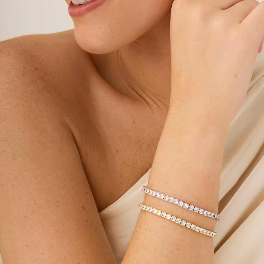 Tennis Bracelet - Silver