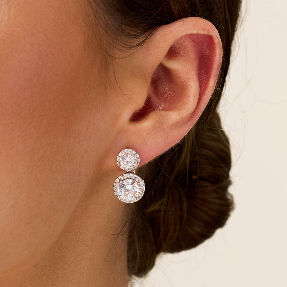 Shimmer and Shine Earrings - Silver