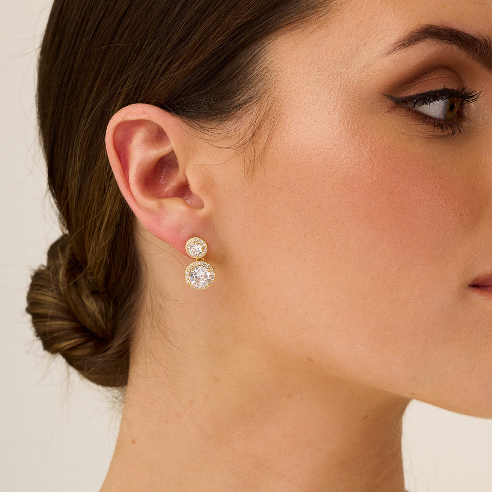 Shimmer & Shine Earrings - Gold