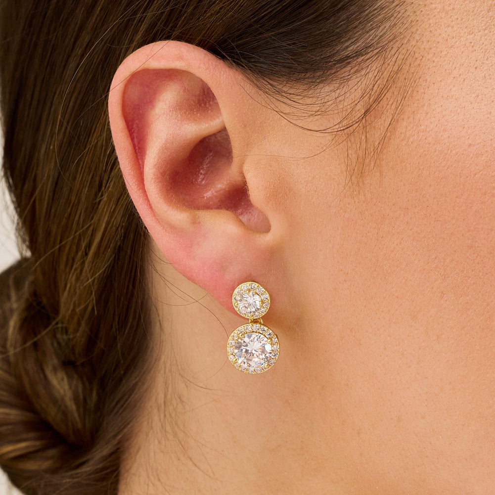 Shimmer & Shine Earrings - Gold