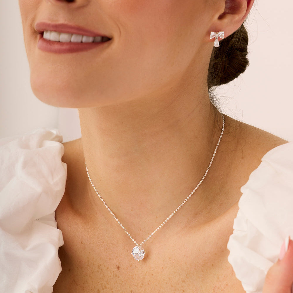 Mabel Necklace - Silver