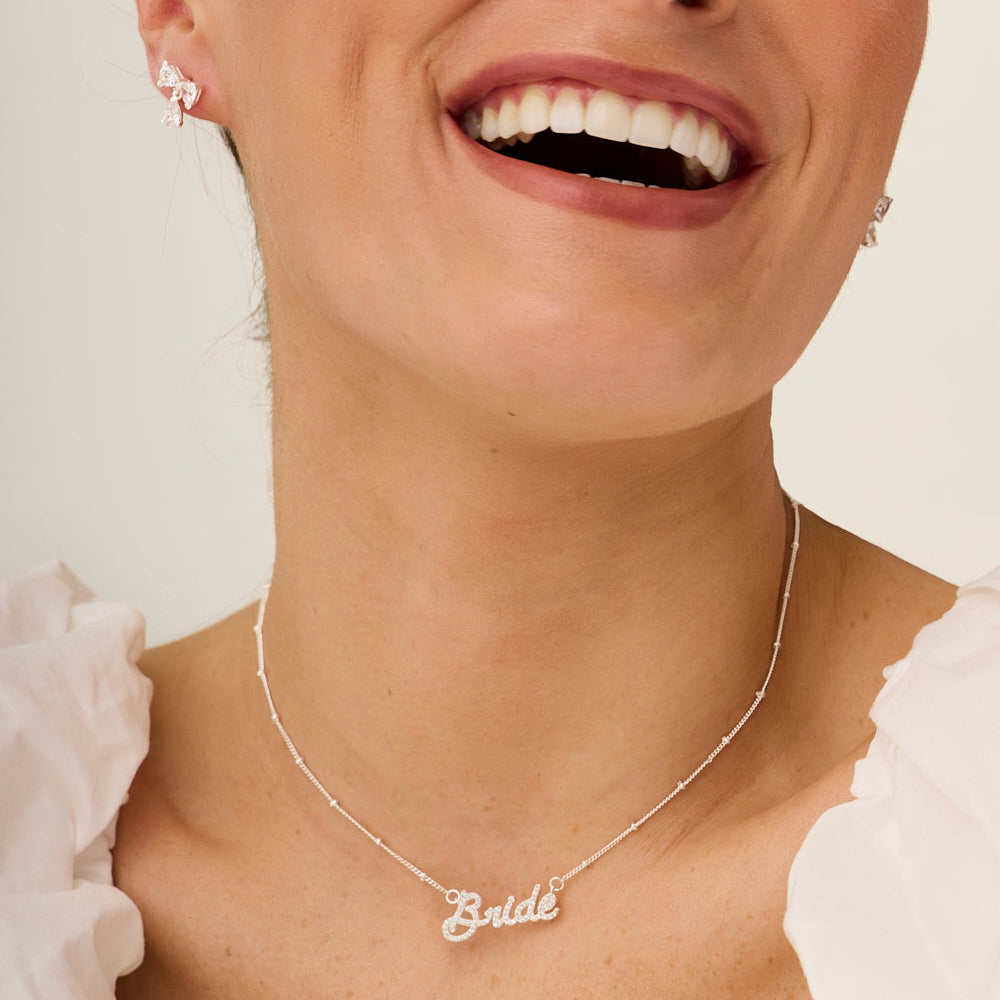 Bride Necklace - Silver