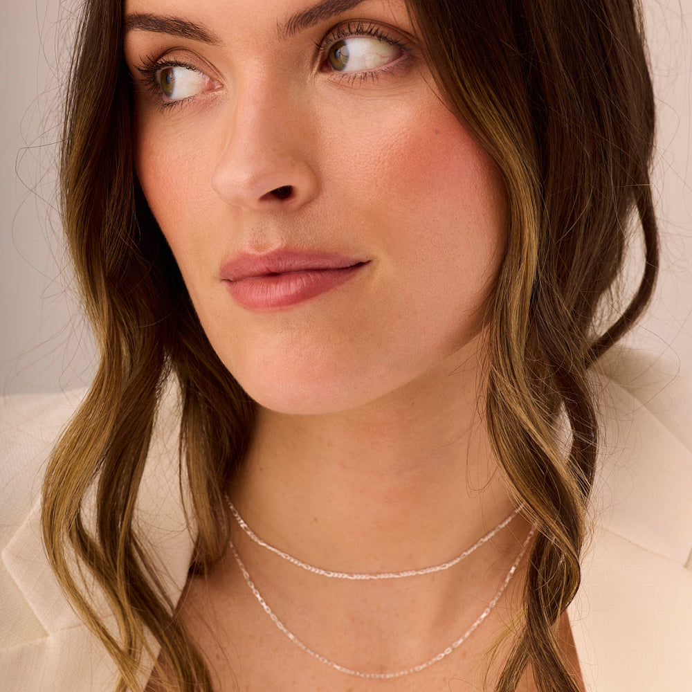 Dainty Chain Necklace - Silver