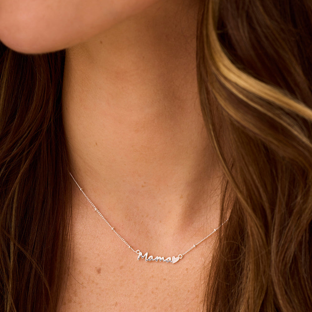 Mama Necklace - Silver
