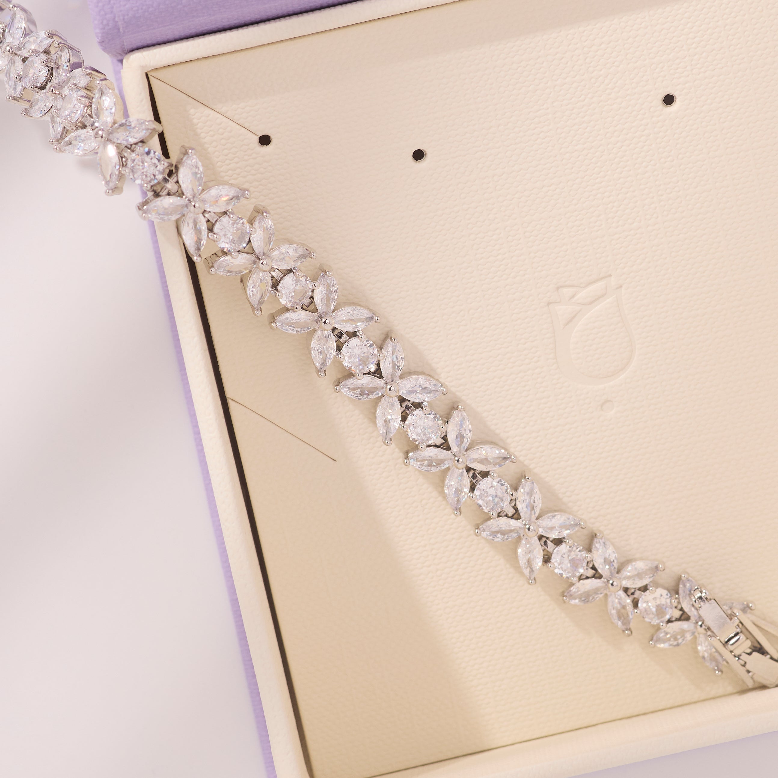 Forget Me Not Bracelet (Silver)