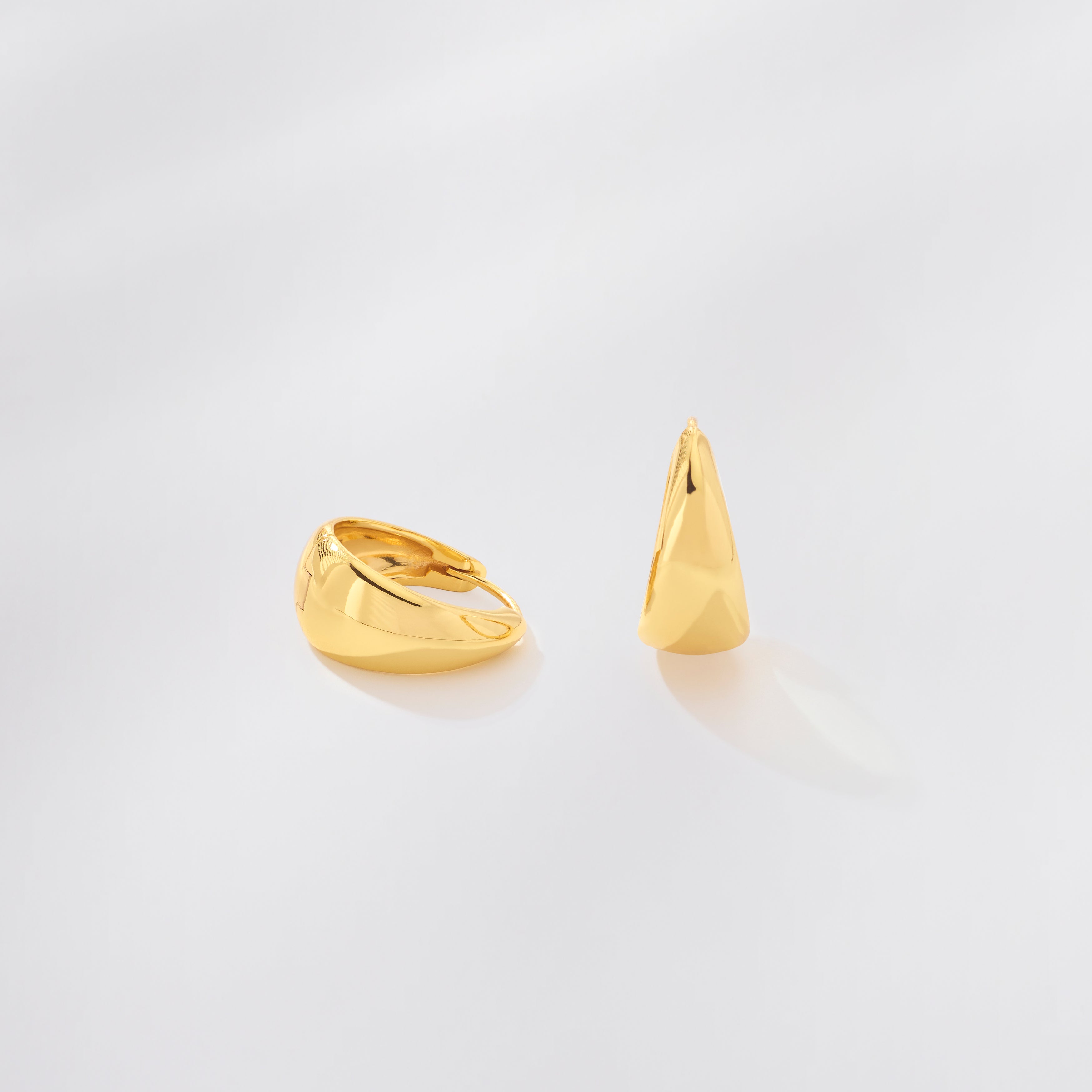 Marlow Hoops Medium 15mm (Gold)