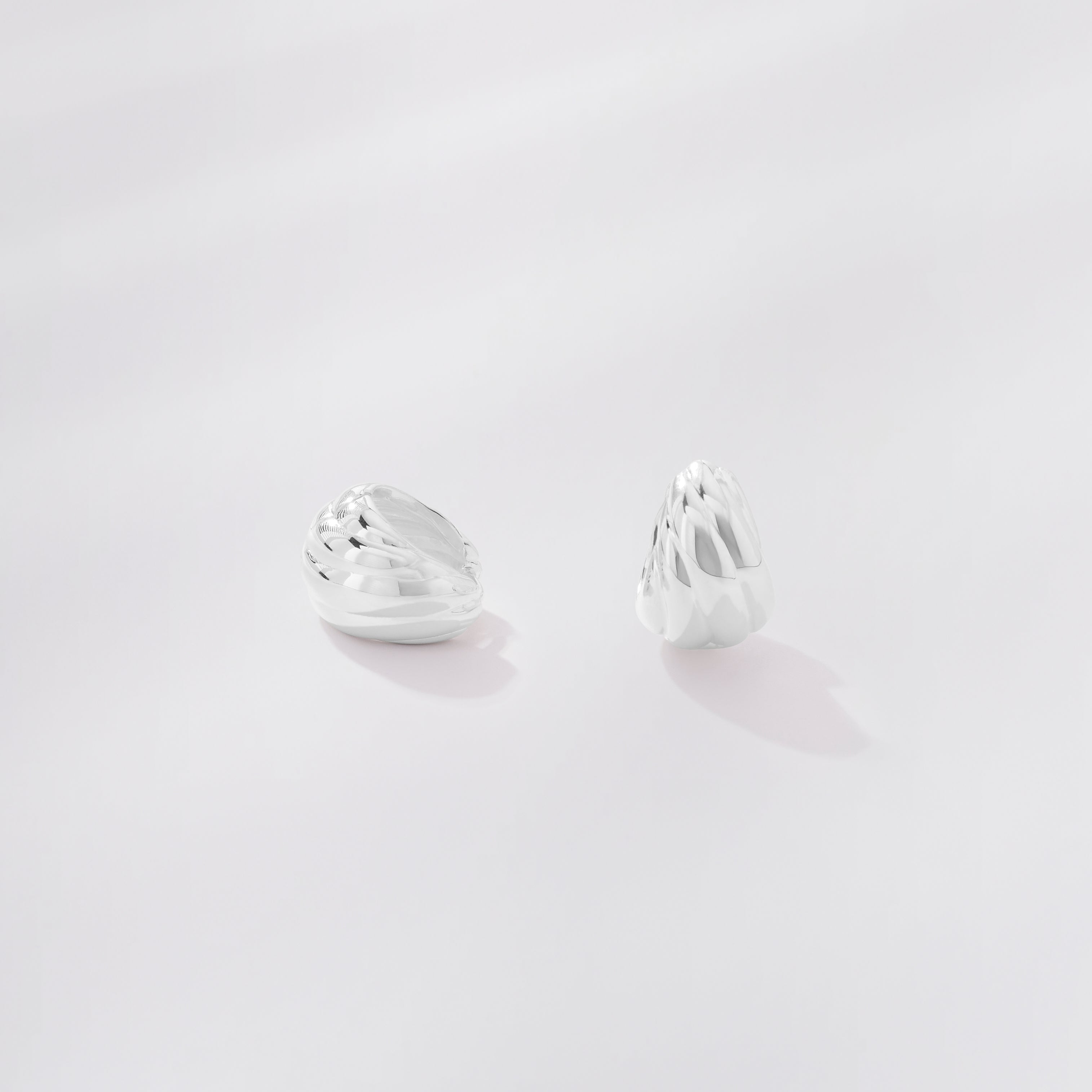 Ribín Hoops (Silver)