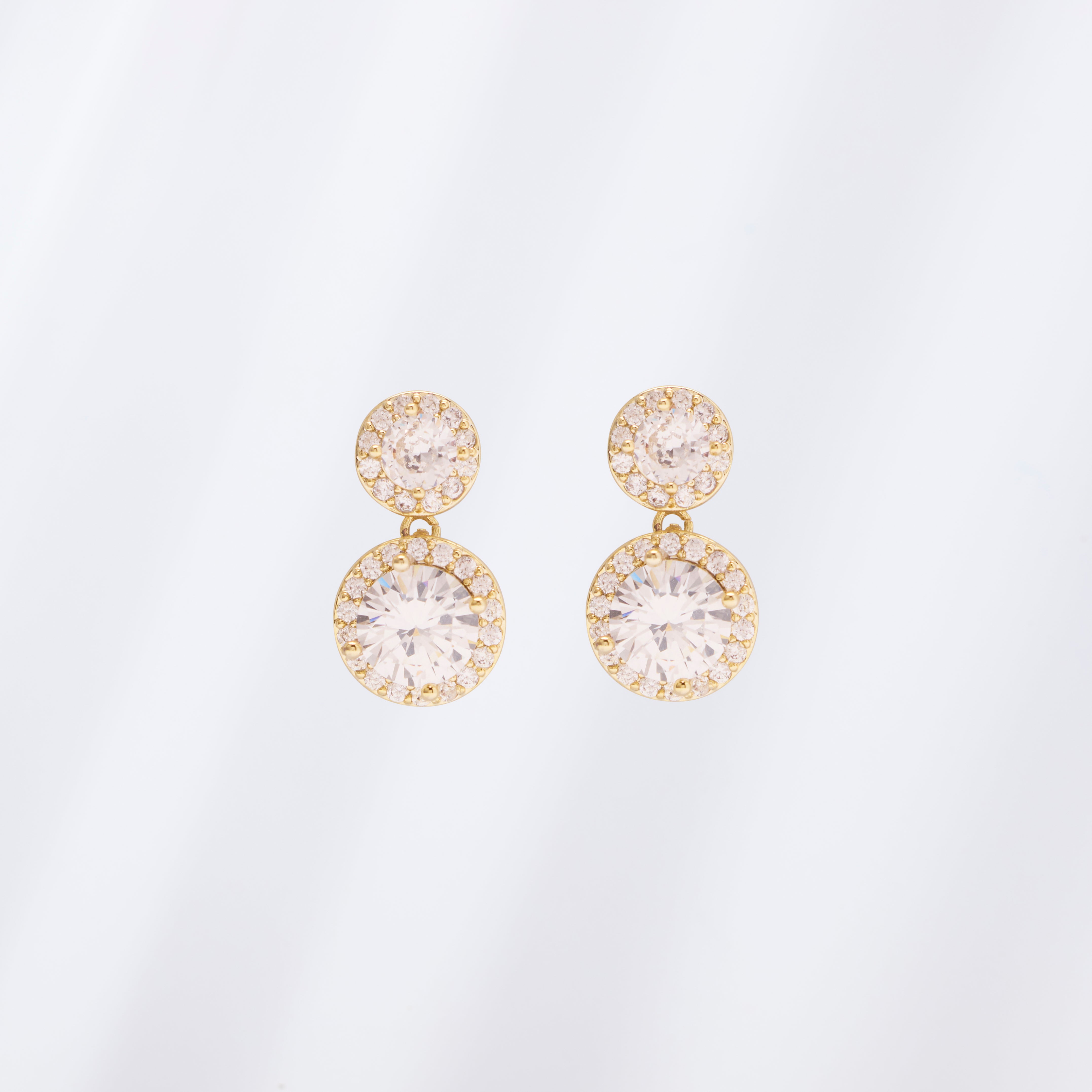 Clip On Shimmer & Shine Earrings (Gold)