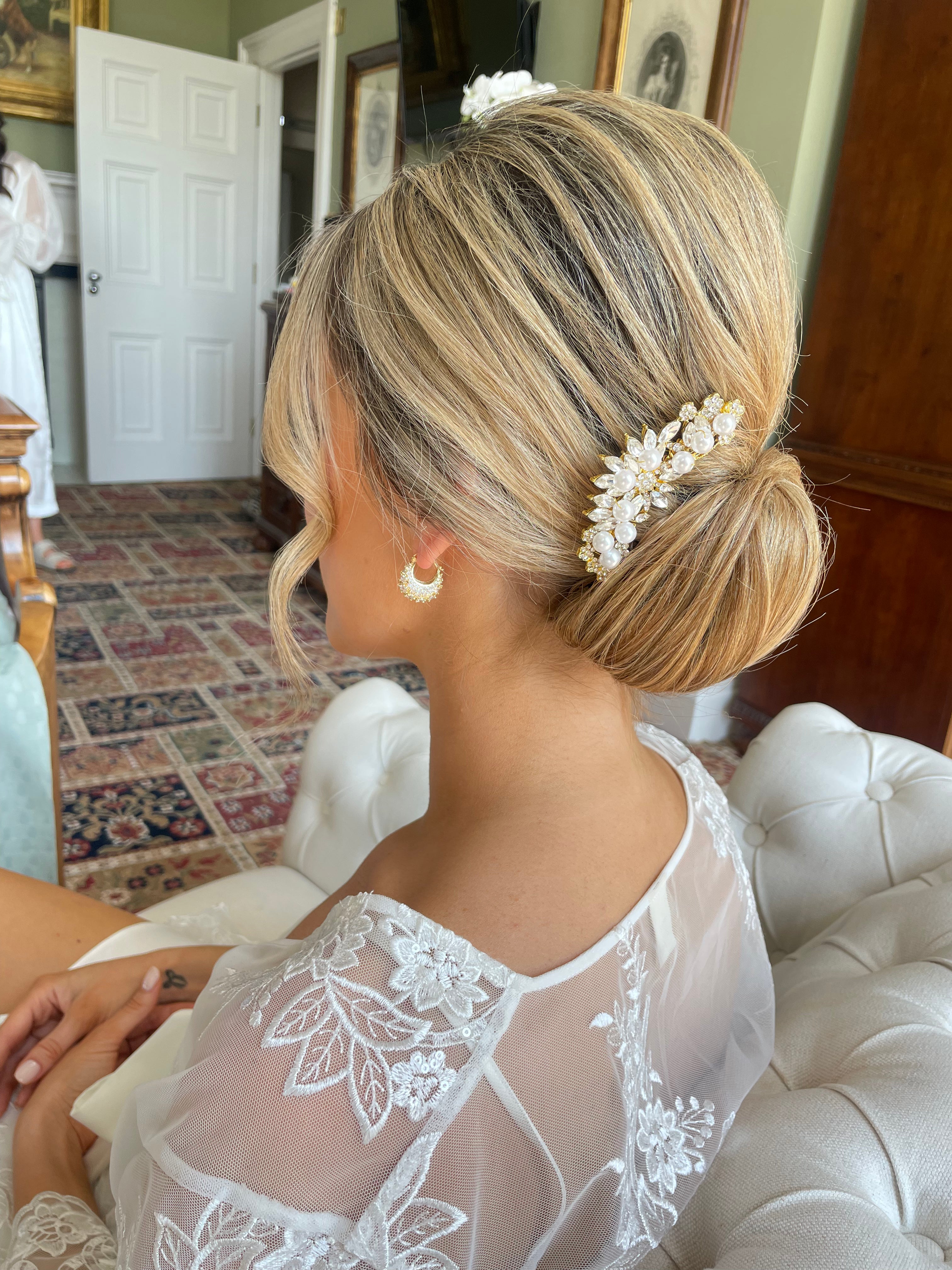 Pearl Sheila Slide (Gold)