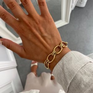 Gold Link Bracelet
