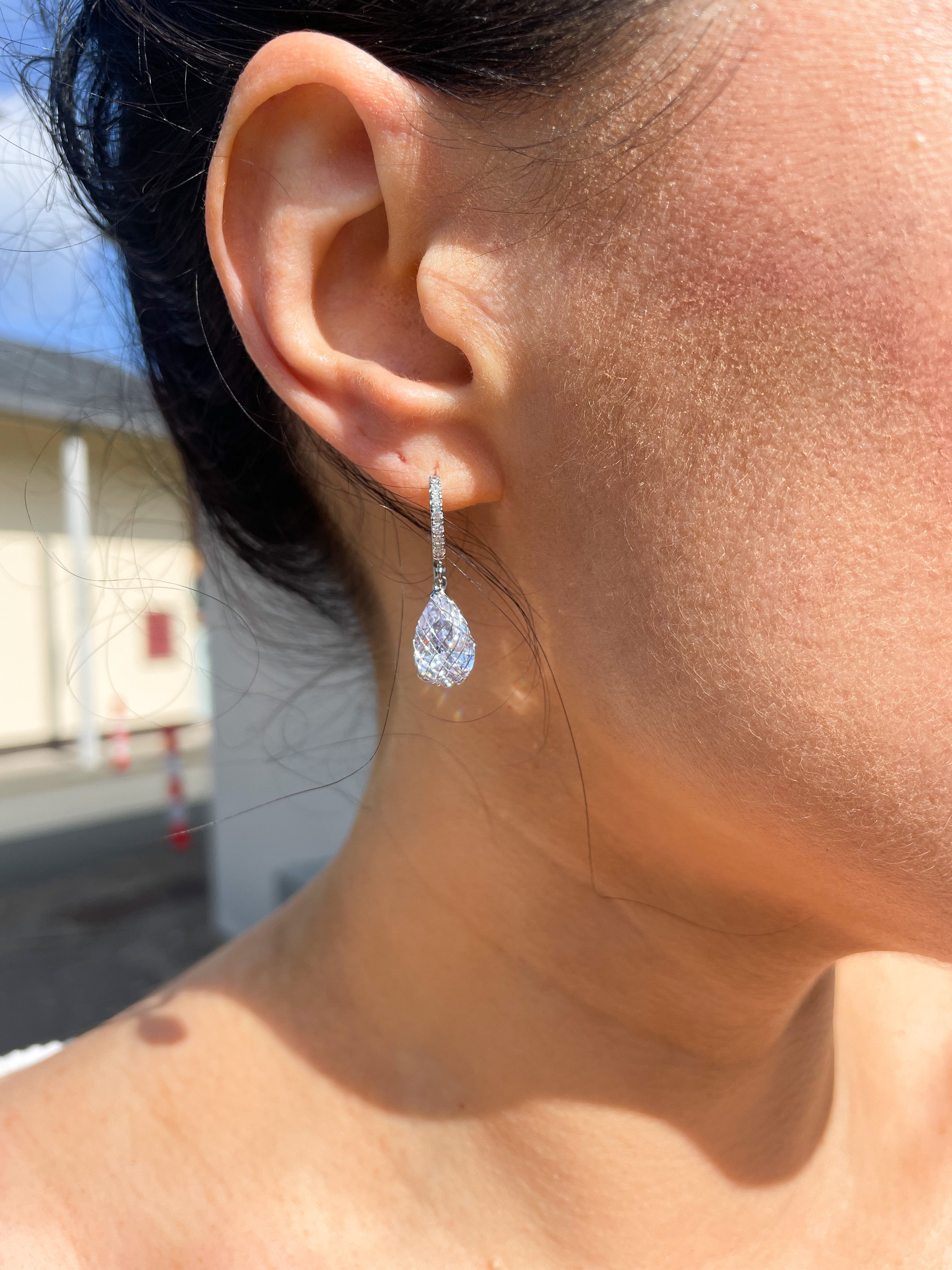 Dew Drop Earrings (Silver)