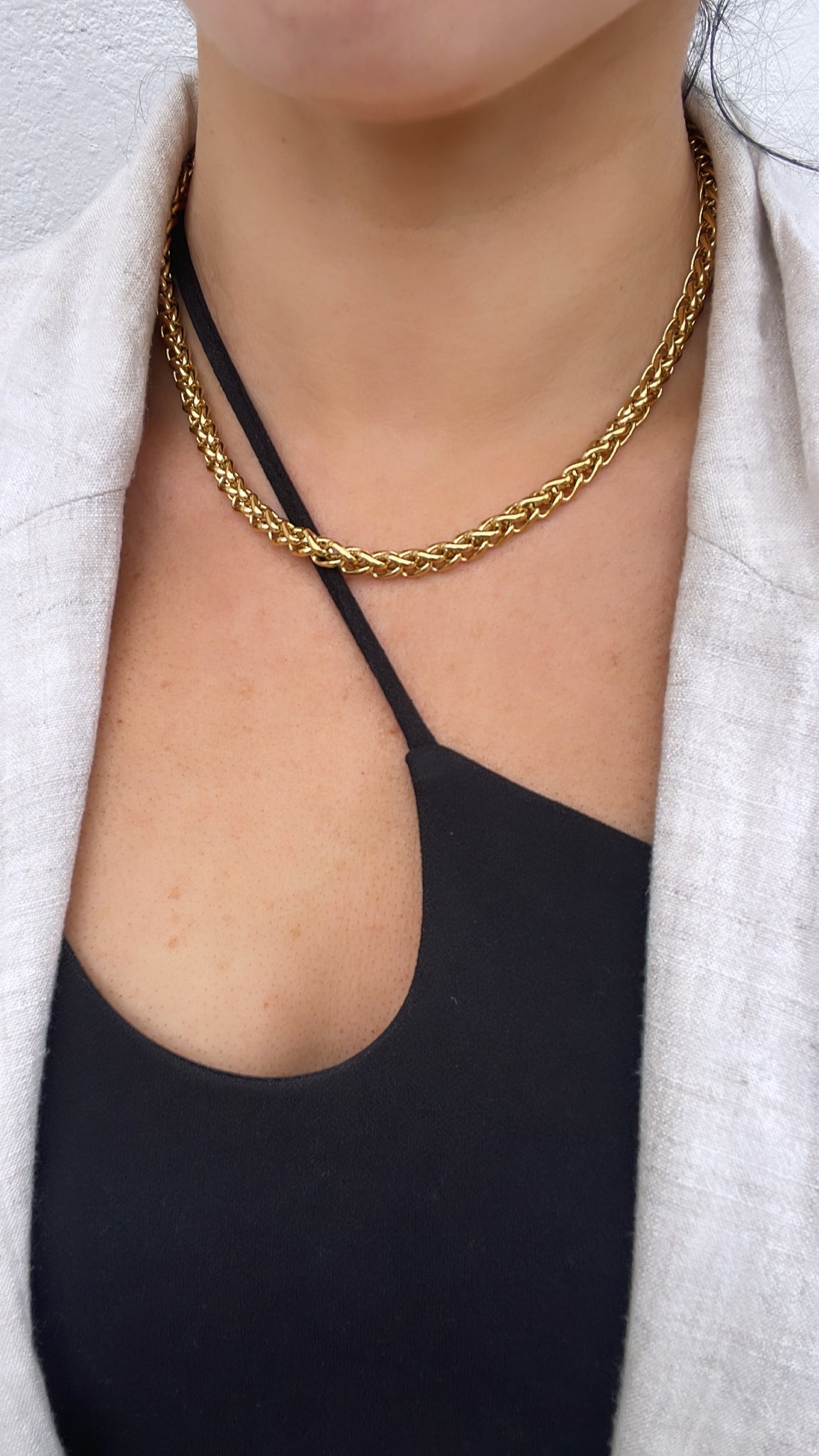 Gold Twist Necklace