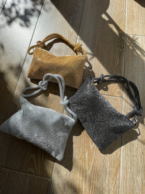 Sparkle Shoulder Bag (Silver)