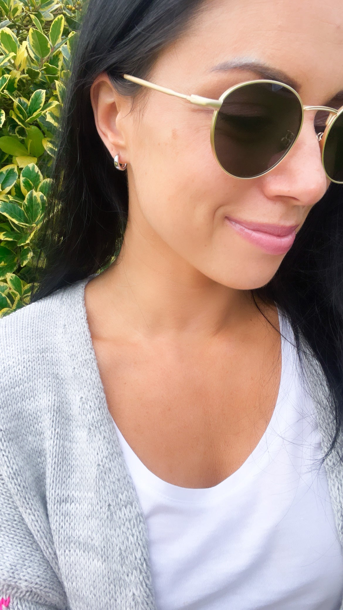 Emily Mini Hoop (Silver)