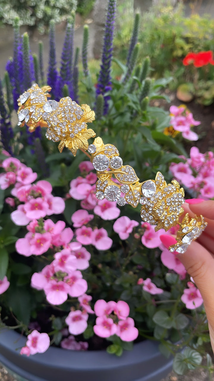 Wildflower Headpiece (Yellow Gold)