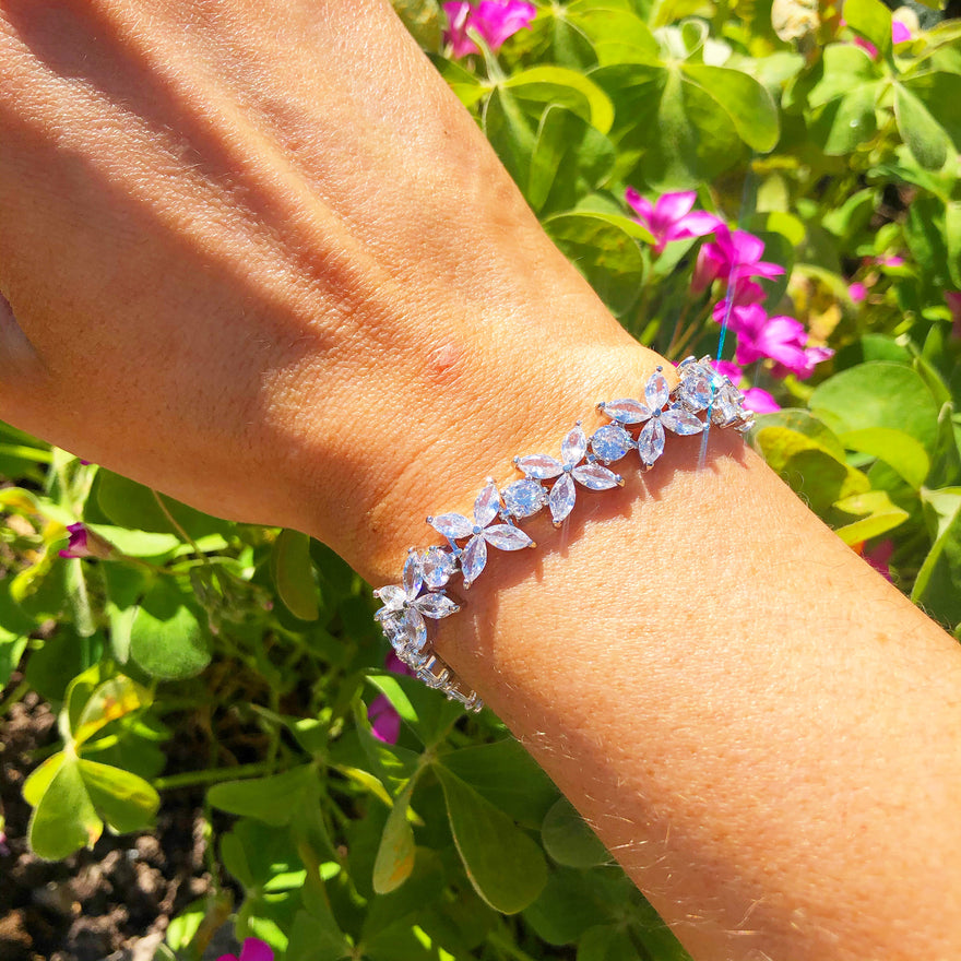 Forget Me Not Bracelet (Silver)