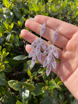 Willow Earrings - Pink