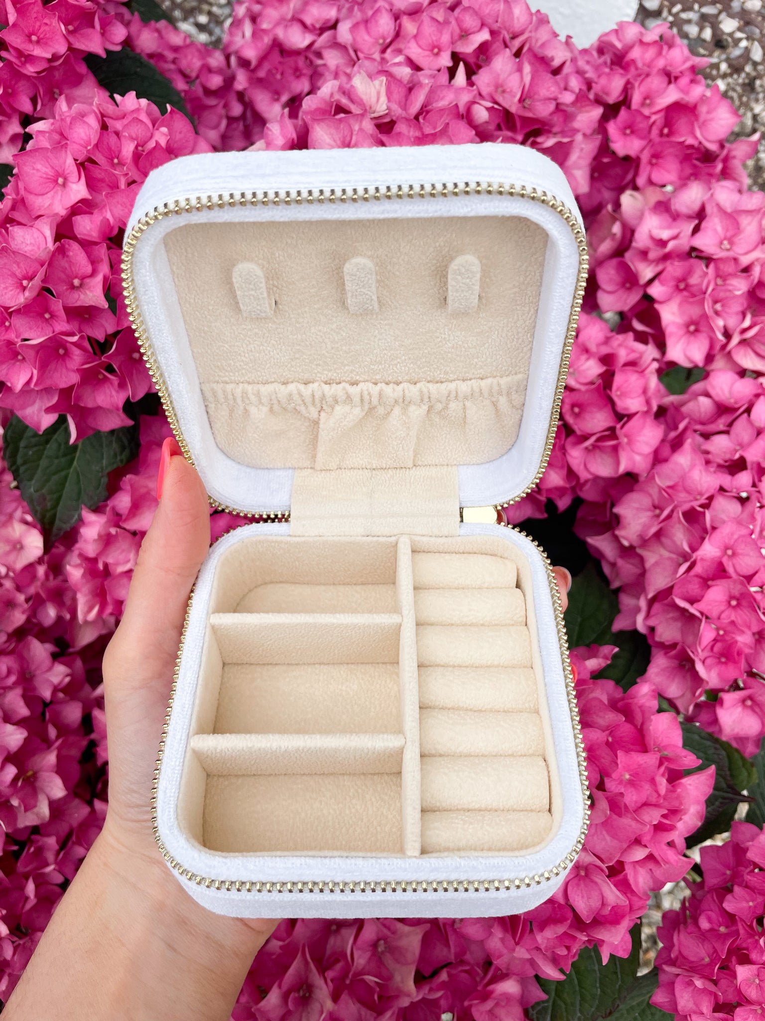 White Travel Case