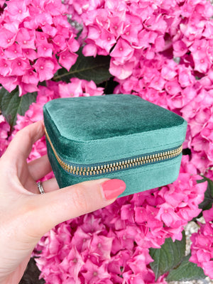 Forest Green Travel Case