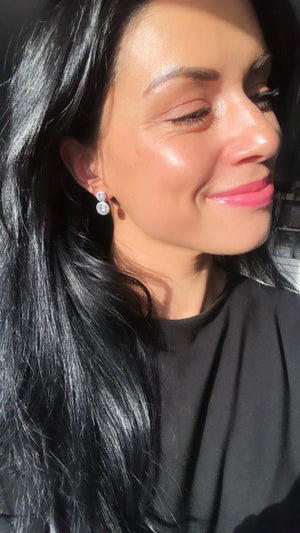 Clip On Shimmer & Shine Earrings (Silver)