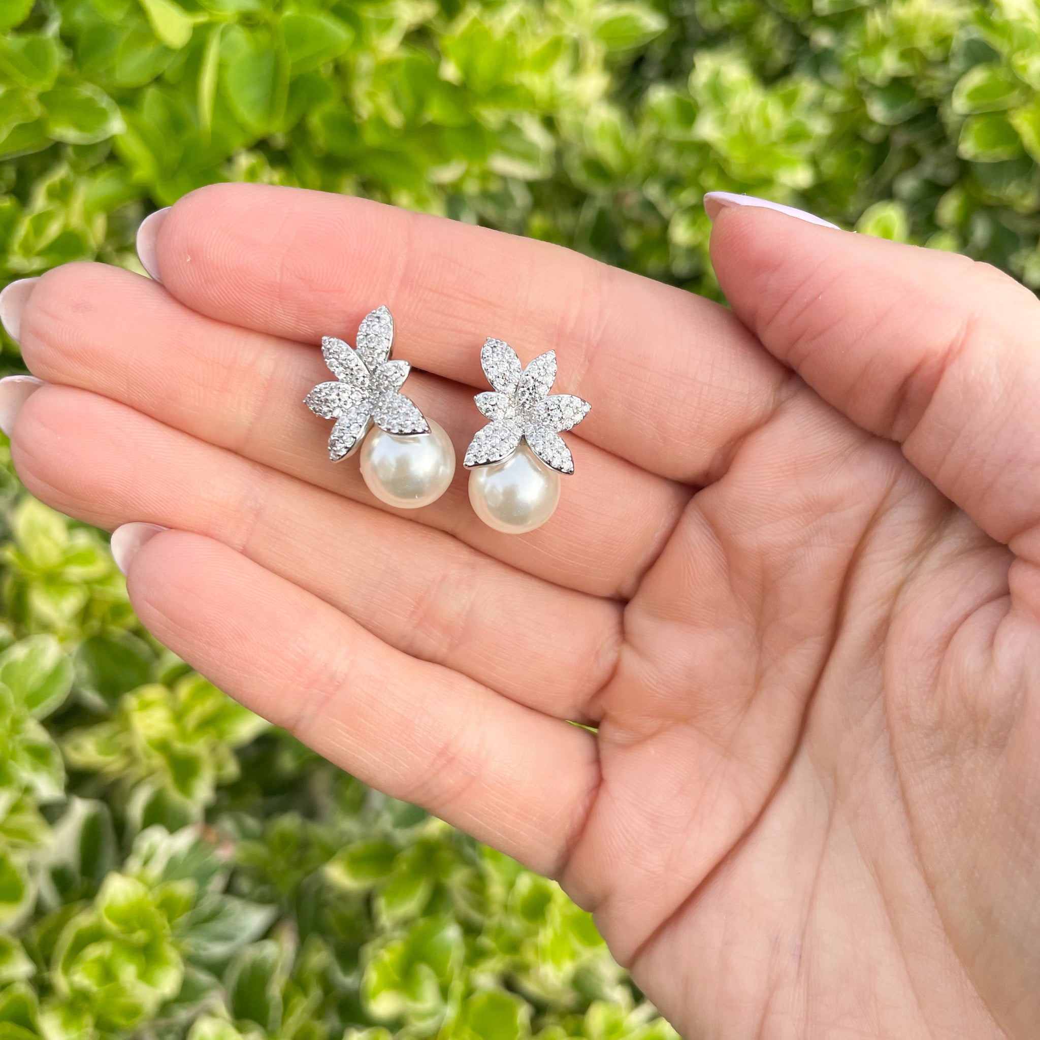Lotus Earrings (Silver)