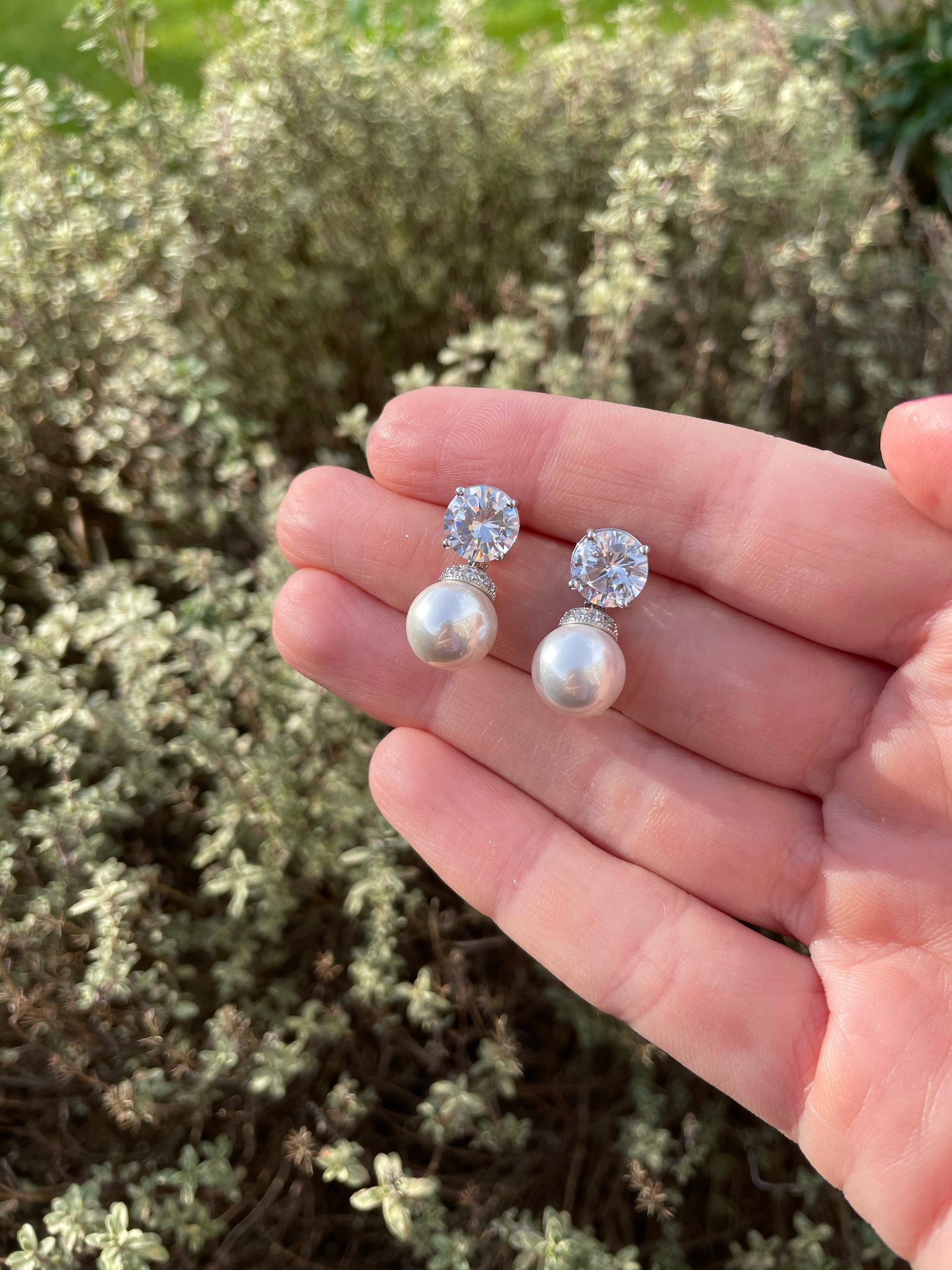 Dear Diamond Earrings (Silver)