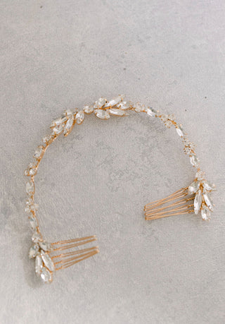 Pretty Petal Headpiece (Rose gold)