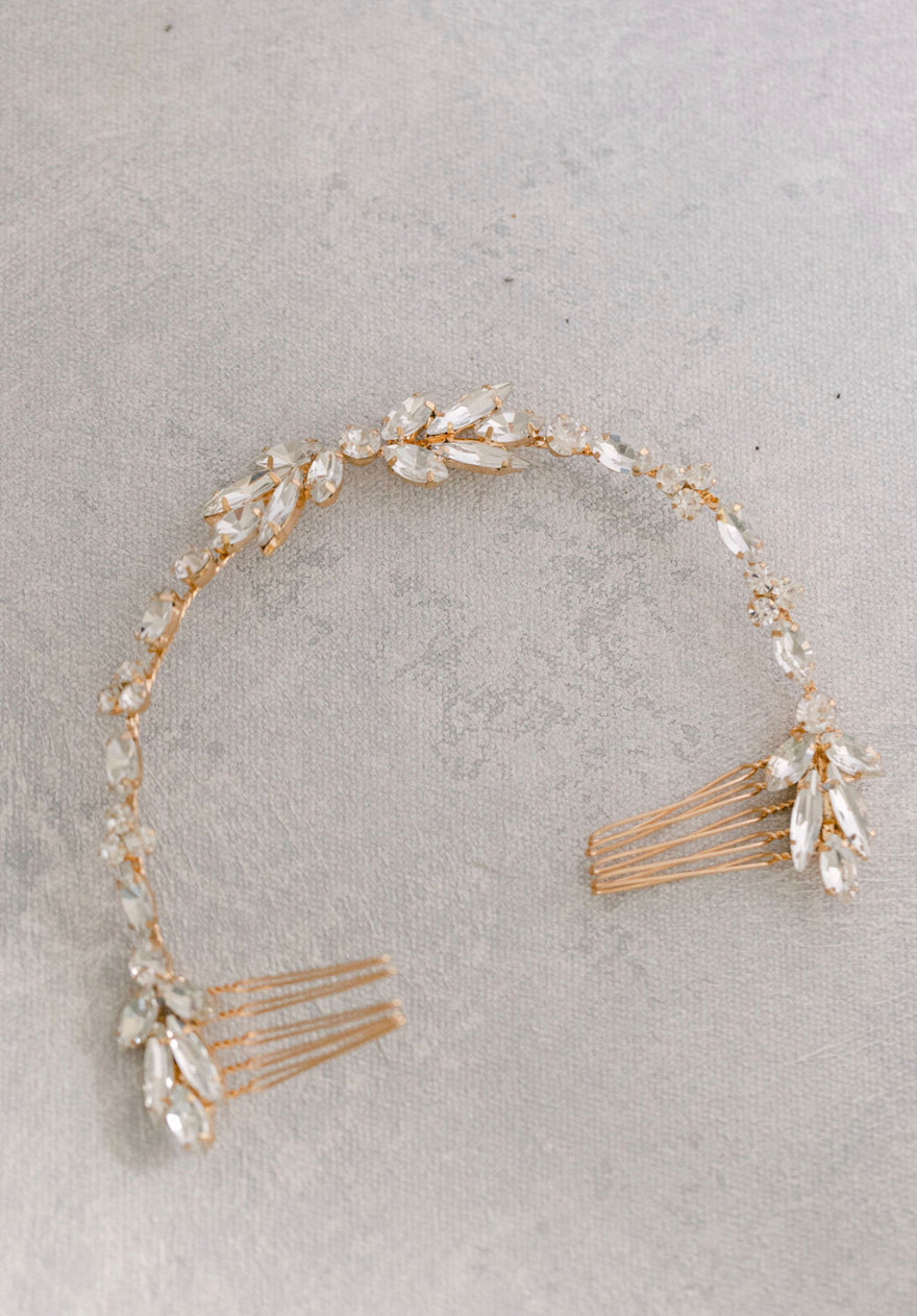 Pretty Petal Headpiece (Rose gold)