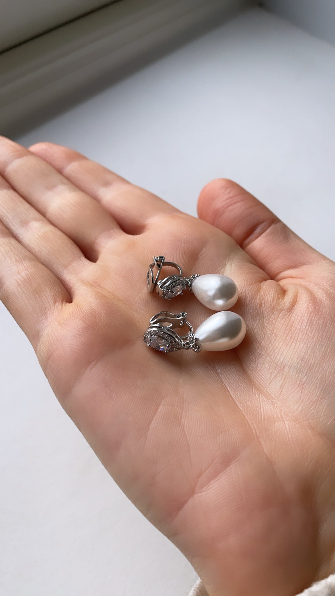 Clip On Glitz & Glam Earrings (Silver)