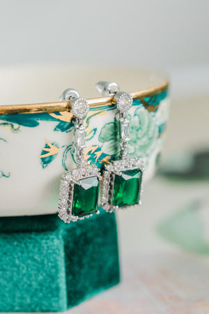 Emerald Isle Earrings (Silver)