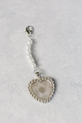 Bouquet Charm - Silver Heart