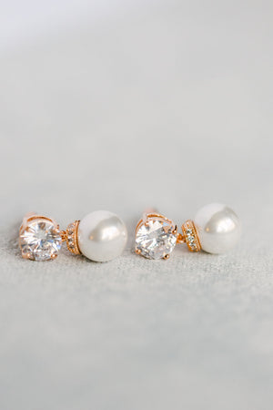 Dear Diamond Earrings (Rose Gold)